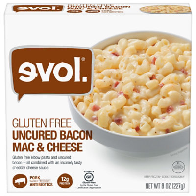 Evol Bowl Pasta Mac Cheese Bacon Gf - 8 OZ - Image 2