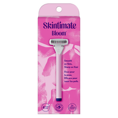 Skintimate Bloom Razor for Women With 1 Razor Handle and 2 Refills - Each