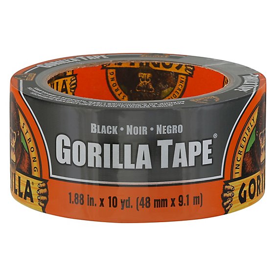 Gorilla Black Tape 10 Yd - 10 YD