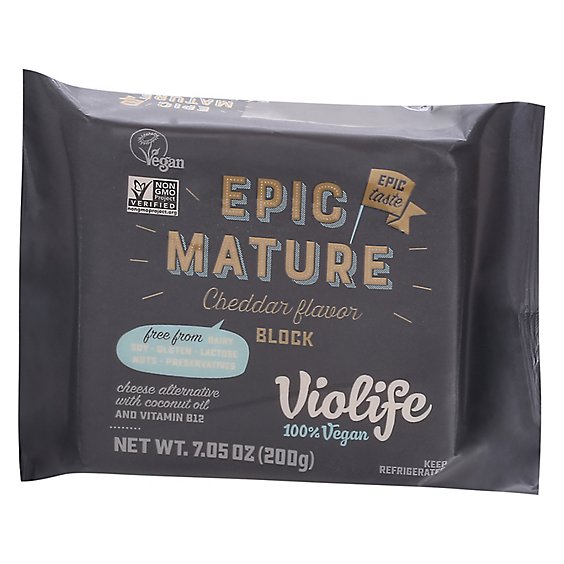 Violife Cheddar Blocks Vegan Mature - 7.05 Oz