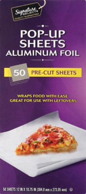 Signature SELECT Aluminum Foil Pop Up Sheets - 50 CT - Image 2