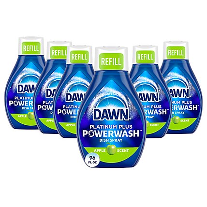 Dawn Platinum Apple Scent Powerwash Dish Spray Dish Soap Refill - 16 Oz - Image 2