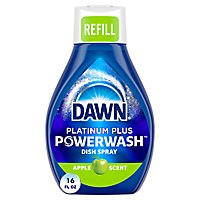 Dawn Platinum Apple Scent Powerwash Dish Spray Dish Soap Refill - 16 Oz - Image 2