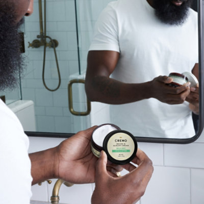 Cremo Wild Mint Scent Beard & Scruff Cream - 4 Oz - Image 4