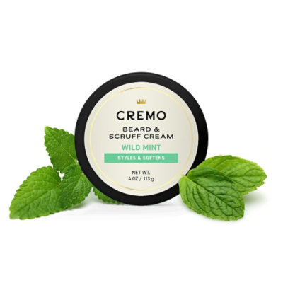 Cremo Wild Mint Scent Beard & Scruff Cream - 4 Oz - Image 3