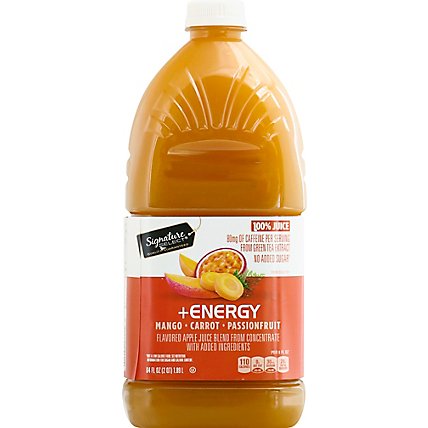 Signature Select Plus Energy Mango Carrot Passionfruit Juice - 64 FZ - Image 7