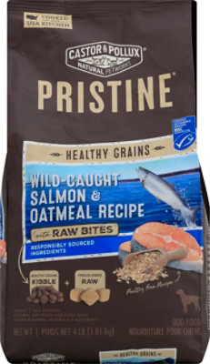 Pristine Wild-caught Salmon & Oatmeal Recipe With Raw Bites - 4 LB - Image 2