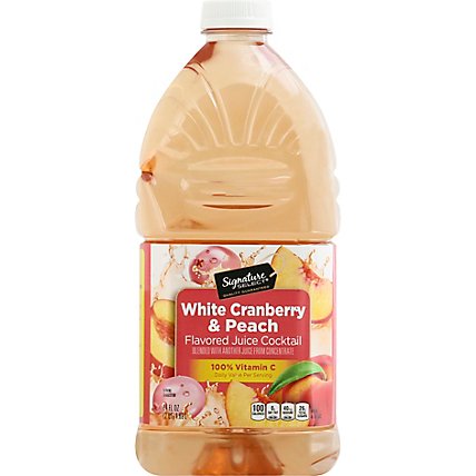 Signature Select White Cranberry & Peach Juice Cocktail - 64 FZ - Image 2