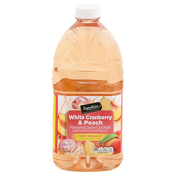 Signature Select White Cranberry & Peach Juice Cocktail - 64 FZ
