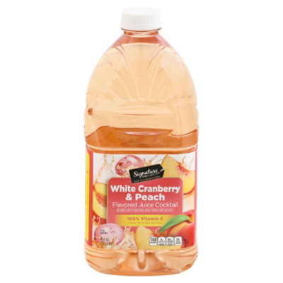 White peach outlet juice