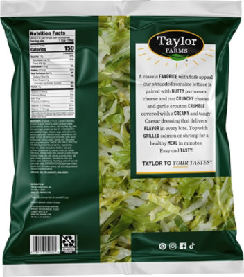 Taylor Farms Caesar Family Size Chopped Salad Kit Bag - 20.25 Oz - Image 5