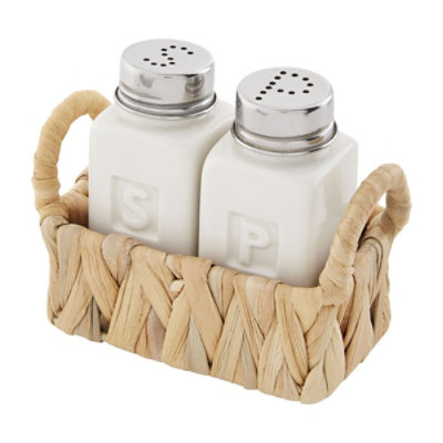 Mud Pie Hyacinth Salt Pepper - EA
