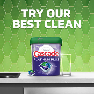 Cascade Platinum Fresh Scent Dishwasher Detergent - 20 Oz - Image 7