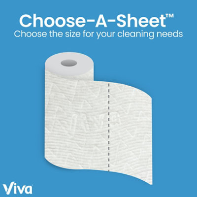 Viva Multi-Surface Cloth Paper Towels Choose A Sheet Triple Rolls - 6 Roll - Image 8