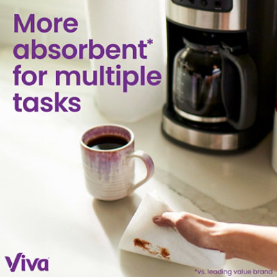 Viva Multi-Surface Cloth Paper Towels Choose A Sheet Triple Rolls - 6 Roll - Image 5