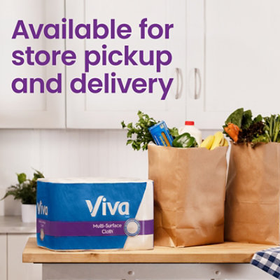Viva Multi-Surface Cloth Paper Towels Choose A Sheet Triple Rolls - 6 Roll - Image 7