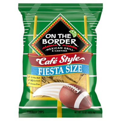 Chips Tortilla Otb Cafe Style 15oz 10/cs 240/plt - 15 OZ