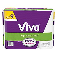 Viva Signature Cloth Paper Towels Choose A Sheet Big Rolls - 6 Roll - Image 5