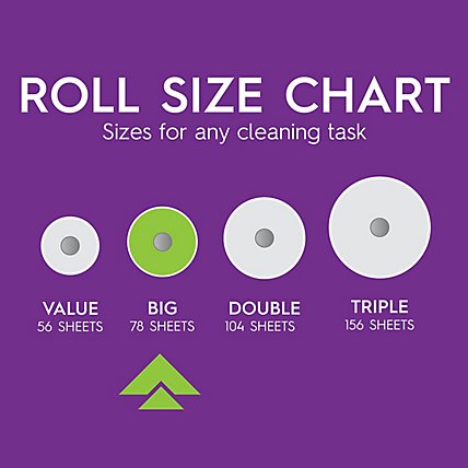 Viva Signature Cloth Paper Towels Choose A Sheet Big Rolls - 6 Roll - Image 6