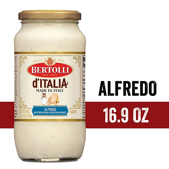 Bertolli Made in Italy Authentic Tuscan Style Alfredo Pasta Sauce - 16.9 Oz