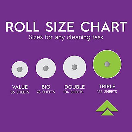 Viva Signature Cloth Paper Towels Choose A Sheet Triple Rolls - 6 Roll - Image 6