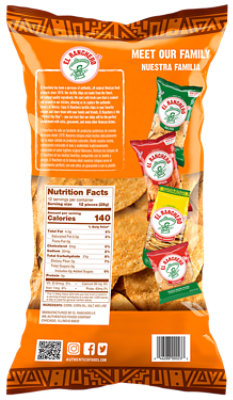 El Ranchero Restaurant Style Corn Tortilla Chips - 12 OZ - Image 3