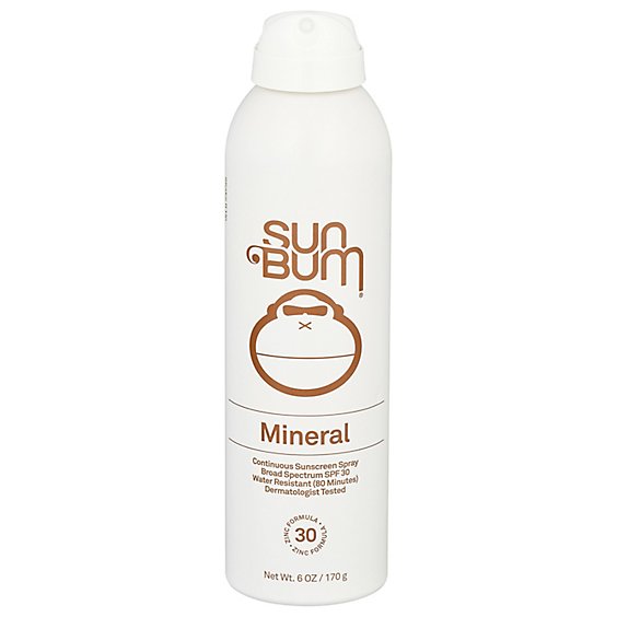 Sun Bum Mineral Spray Spf 30 - 6 OZ