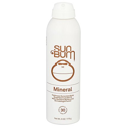 Sun Bum Mineral Spray Spf 30 - 6 OZ - Image 1