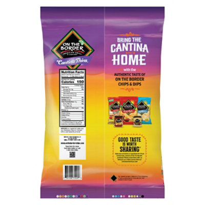 On the Border Cantina Thins Tortilla Chips - 9.125 Oz - Image 6