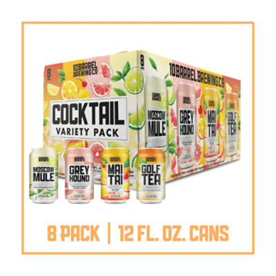 10 Barrel Brewing Co. Cocktail Variety Pack In Cans - 8-12 Fl. Oz. - Image 1
