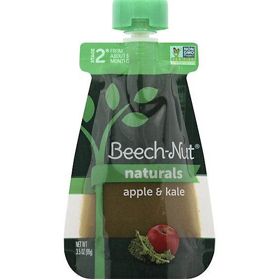 Beech-Nut Naturals Stage 2 Apple & Kale Baby Food - 3.5 Oz