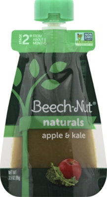 Beech-Nut Naturals Baby Food Stage 2 Apple & Kale - 3.5 Oz