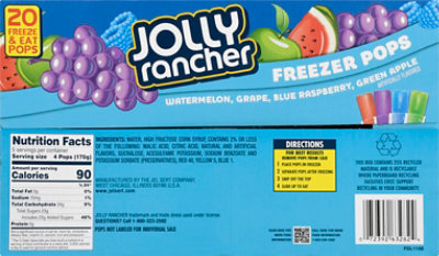 Jolly Rancher Freezer Pops Variety Pack - 20-1.5 Oz - Image 6