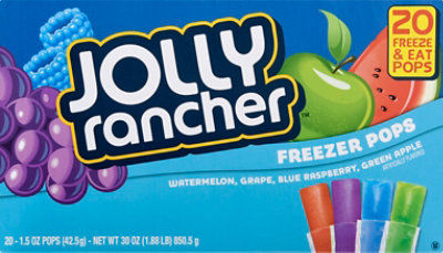 Jolly Rancher Freezer Pops Variety Pack - 20-1.5 Oz - Image 2