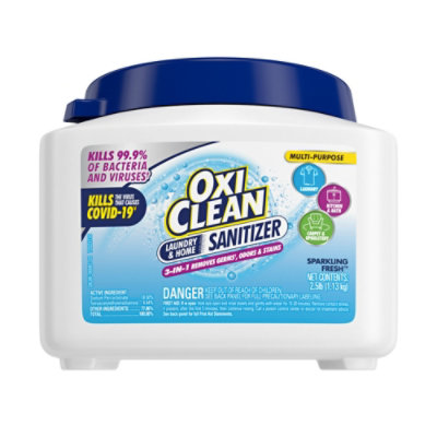 Oxiclean Laundry And Home Sanitizer For Laundry Kitchen Bath Carpet And Upholstery - 2.5 Lbs