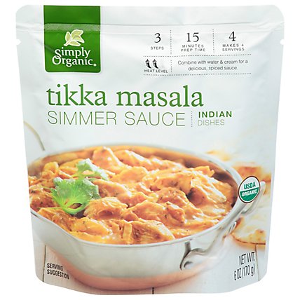 Simply Organic Tikka Masala Simmer Sauce - 6 OZ - Image 3