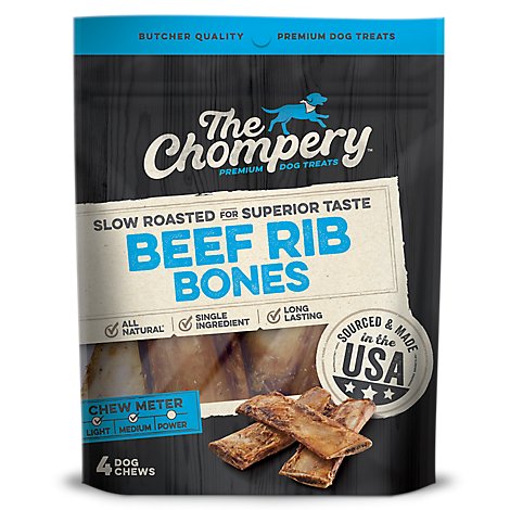 The Chompery All Natural Beef Rib Bones - EA