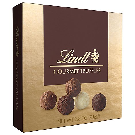 Lindt Gourmet Truffles Chocolate Gift Box - 2.8 Oz