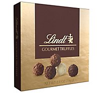 Lindt Gourmet Truffles Chocolate Gift Box - 2.8 Oz