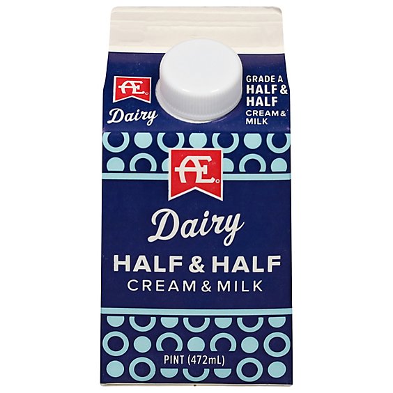 Ae Dairy Half&half-pt - 16 FZ
