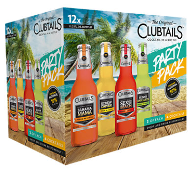 Clubtails Cocktail Variety Pack In Bottles - 12-12 Fl. Oz. - Image 1