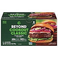 Beyond Meat Cookout Classic Plant Based Burger Patties 8 Count - 32 Oz - Image 1