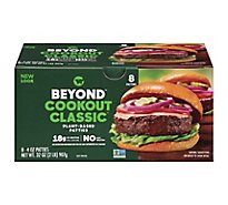 Beyond Meat Cookout Classic Plant Based Burger Patties 8 Count - 32 Oz