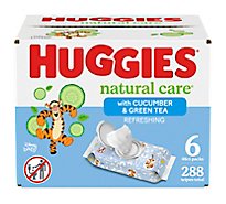 Huggies Natural Care Scented Refreshing Baby Wipes - 288 Count