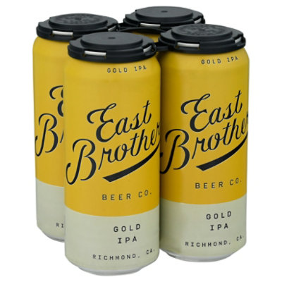 East Brother Gold Ipa In Cans - 4-16 FZ - safeway