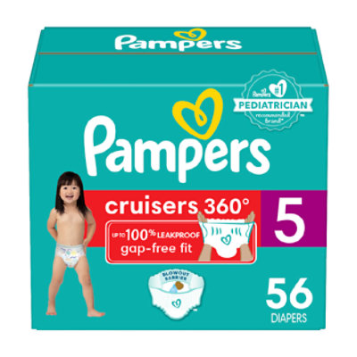 Pampers Cruisers 360 Size 5 Diapers - 56 Count - Image 1