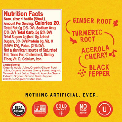 Vive Organic Immunity Boost Vitamin C Potent Wellness Shot with Gingers and Turmeric - Image 5