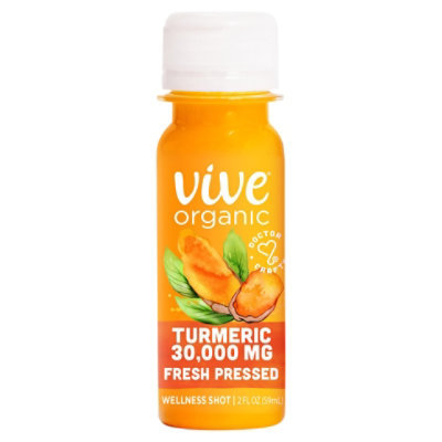 Vive Organic Turmeric Boost Wellness Shot Fresh Pressed Turmeric Shot - 2 Fl. Oz. - Image 3