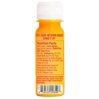 Vive Organic Turmeric Boost Wellness Shot Fresh Pressed Turmeric Shot - 2 Fl. Oz. - Image 2