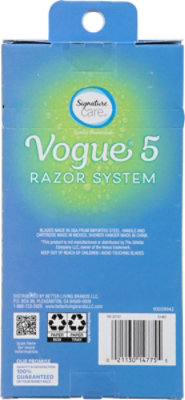 Signature Select/Care Razor System Vogue 5 - EA - Image 4